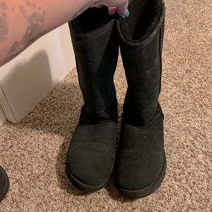 Ugg black high boots